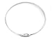 Jewelry : Sterling Silver Christian Fish Wire Choker Necklace