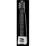 Rogue RLS-1 Lap Steel Guitar with Stand and Gig Bag Metallic Black