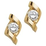 1/4 ct. tw. Diamond Sirena Solitaire Earrings in 14kt. Gold