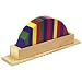 Chenille Kraft 3872 Chenille Kraft Wood Half Moon Block Puzzle, 6 x 15 x 3, Ages Toddler-Gr. 1