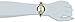 Anne Klein Women's AK/1246BKGB Black and Gold-Tone Black Enamel Open Link Bracelet Watch
