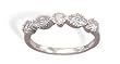 Rhodium Plated Ring With Marquise and Round Czs Size Available 5,6,7,8,9