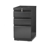 Brigade Mobile Ped File w/D Pulls, 1 File, 2 Box Drwrs, 19-7/8d, CCL