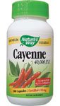 Nature's Way Cayenne 40,000 H.U. 450mg 100c