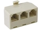 RCA - ADAPTER 3 TO 1 IVORY