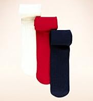 3 Pairs of Cotton Rich Textured Tights