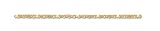 14k Polished Rhodium-Plated Xs & Hearts Anklet