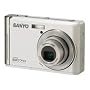 Sanyo VPC-S1070 - Digital camera - compact - 10.0 Mpix - optical zoom: 3 x - supported memory: MMC, SD, SDHC - white