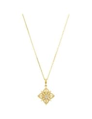 14K Yellow 1/6 Ct Tw Diamond Necklace 18.00 In Chain 1/6 Ct Tw Diamond Necklace