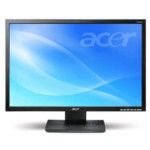 Acer V243Wb - Flat panel display - TFT - 24 - widescreen - 1920 x 1200 / 75 Hz - 400 cd/m2 - 3000:1 (dynamic) - 5 ms - 0.27 mm - VGA - black