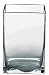 6" Glass Rectangular Vases