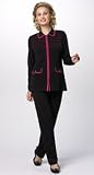 Apparel : ZIP STRIPE FRONT JACKET BY EXCLUSIVELY MISOOK