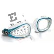 Aqua Sphere Eagle Swim Goggles & Optic Lenses - Aqua Frame with Diopters