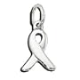 Hope-support-awareness-ribbon Charm -Sterling Silver