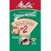 Melitta #622752 100CT#2 Brown Cone Filter