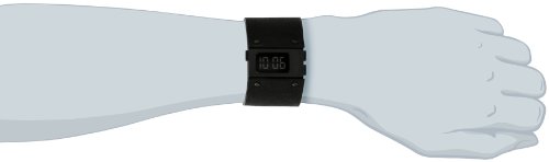 Converse Men's VR012001 Ace Black Digital Dial and Black Canvas Strap Watch