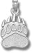 Montana Grizzlies "Grizzlie Paw" Pendant - Sterlin...