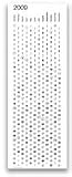 2009 Vertical Paper Bubble Calendar