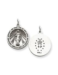Sterling Silver Miraculous Medal QC3482"