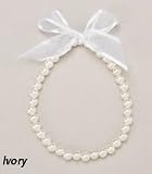 Pearl Dog Necklace - Ivory