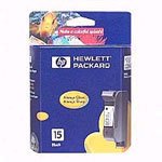 Compatible HP 15 Ink Cartridge. COMPATIBLE HP 15 Ink Cartridge (HP C6615DN). Inkjet Cartridge for Deskjet Series Printers and Fax 1230, Black, 415 prints. HP Compatible COM-C6615DN Fits printer models: DeskJet 810C/812C/825C/840C/841C/842C/845C/ 920C/940C/3820, OfficeJet V40/V40xi, PSC 500/500xi/ 750/750xi/950//950vr//950xi, Digital Copier 310, Fax 1230/1230xi