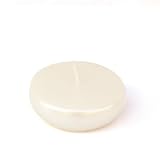 2 1 4 White Floating Candles Set of 24 by Zest Candle