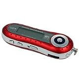 Low Cost MP3 Music Player with 1 GB of memory - Red