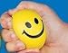 Foam Neon Smile Face Relaxable Squeeze Ball