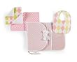 Pink Polka Dot Baby Changing Mat Set
