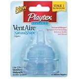Playtex VA Natural Shape Nipple - Stage 1 - Slow Flow