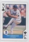 1990 U.S. Playing Cards All-Stars #3C - Bret Saberhagen