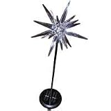 Outdoor Solar Light Stake, Acrylic Star Burst