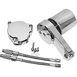 04-09 YAMAHA XVS11A: BARON OIL FILTER RELOCATION KIT by Baron Custom Accessories