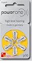 10 Packs (60 Batteries) German Power One Size 10 Hearing Aid Batteries! 60 Batteries