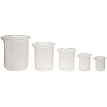 Kimble Kimax 222195 5Piece Glass Low Form Griffin Beaker Set