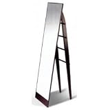 Umbra Trellis Floor Mirror with Towel Ladder Stand- Espresso