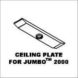 Peerless 16FT Ceiling Plate for Jumbo Mount - CMJ470/ 1 1/2 - 11.5 Nps Pipe Fitt