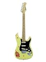 DIMAVERY ST-303 E-Gitarre, vintage creme