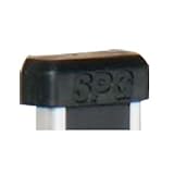 SPG(サヌキ) フラッシュ棚柱用MWエンドキャップ ブラック 1箱1000個価格 LA-421