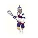 Gallery II Male Lacrosse Ornament