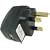 Black 3 PIN UK USB Mains Charger For iPods, Mobile Phones, PDA's, MP3 Players, Speakers, Digital Cameras, Nokia, Sony Ericsson, Samsung, LG, Palm
