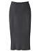 Silk Skirts - Signature Silk Cashmere Knit Collection: Pencil Skirt (misses XL DARK-WINE)