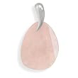 Rose Quartz Pendant in Sterling Silver