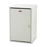 Confidential Document Metal Waste Container, Keyed-Lock, 36 Gallon RUB9W1700
