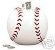 Baseball Shaped Ceramic Piggy Bank