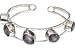 Charm Bracelets for Women Sterling Silver Amethyst Gemstone Adjustable (brclt111)