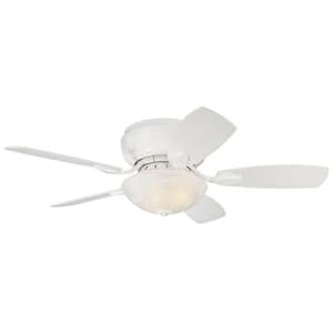 44 Casa Habitat™ White Finish Hugger Ceiling Fan