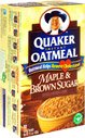 Quaker Instant Oatmeal Maple And Brown Sugar, 15.1 OZ (6 Pack)