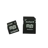 512MB 512 MB SANDISK MINISD MINI SD SECURE DIGITAL CARD