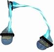 18in Dual Floppy Drive Cable 18 in Blue.